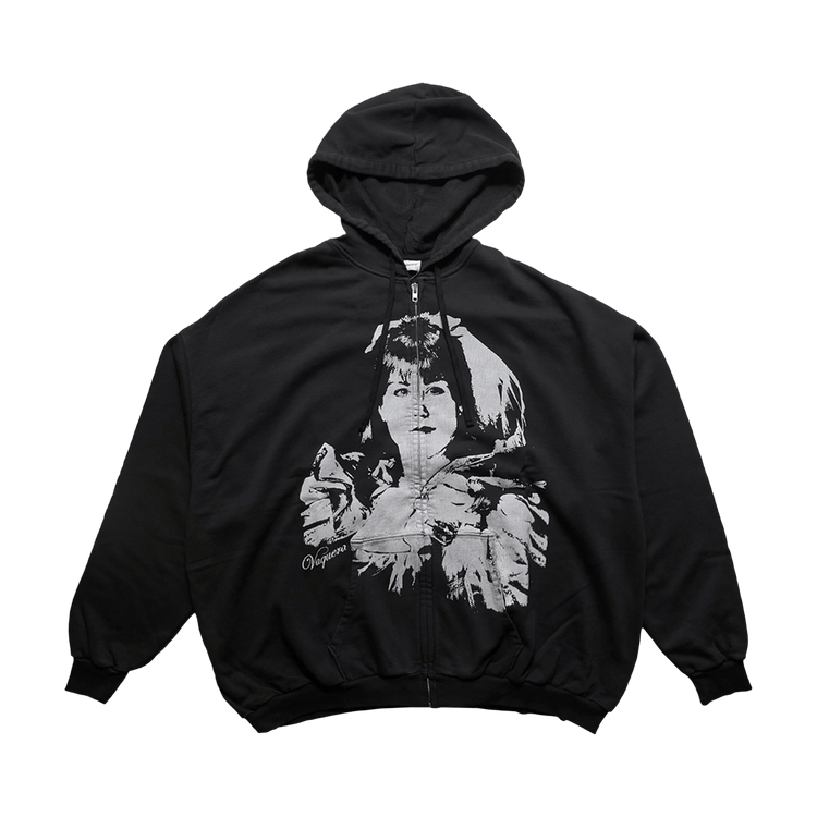 VAQUERA Bride Giant Zip-Up Hoodie "Black"