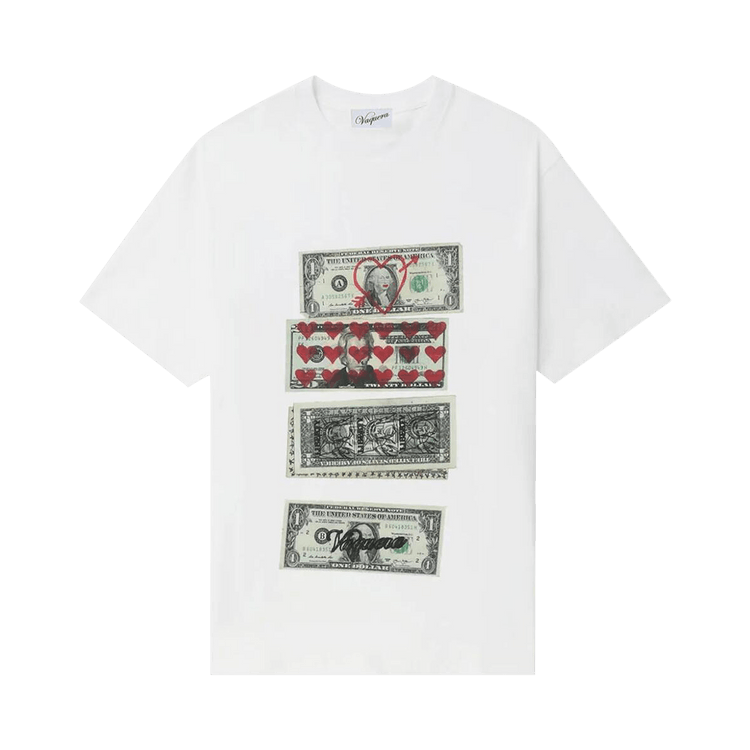 VAQUERA Scattered Dollars T-Shirt "White"