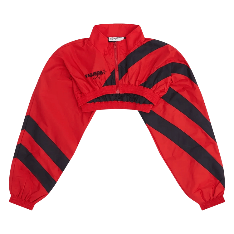 VAQUERA Cropped Windbreaker "Red"