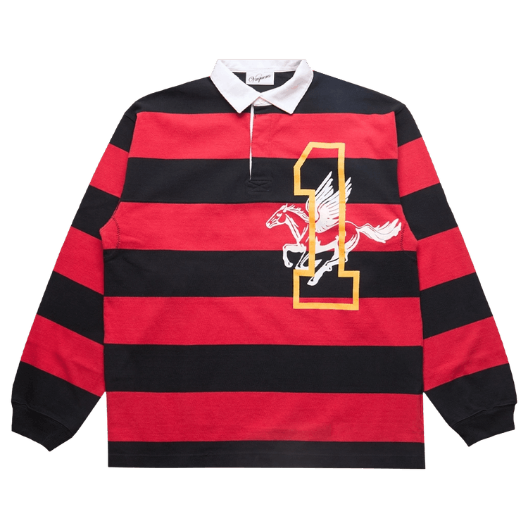 VAQUERA Rugby Polo Shirt "Red"