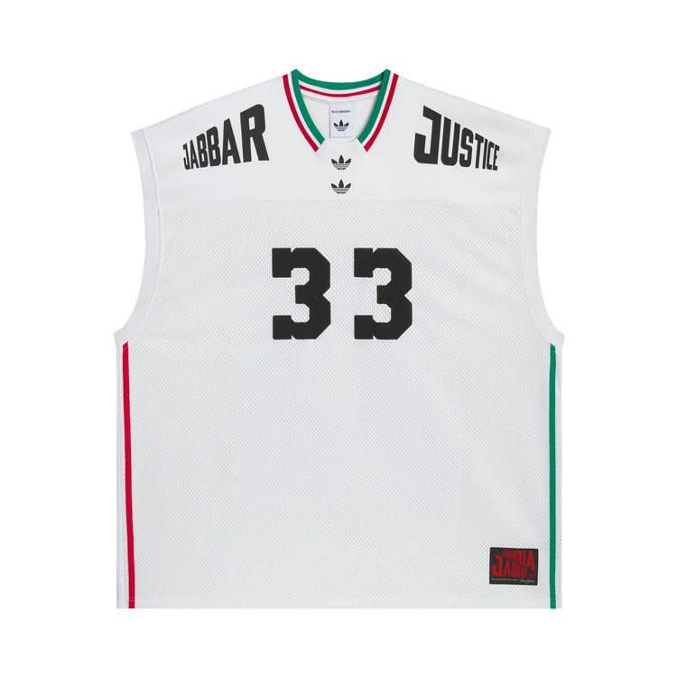 adidas x Willy Chavarria Jabbar Basketball Jersey Top "Off White"