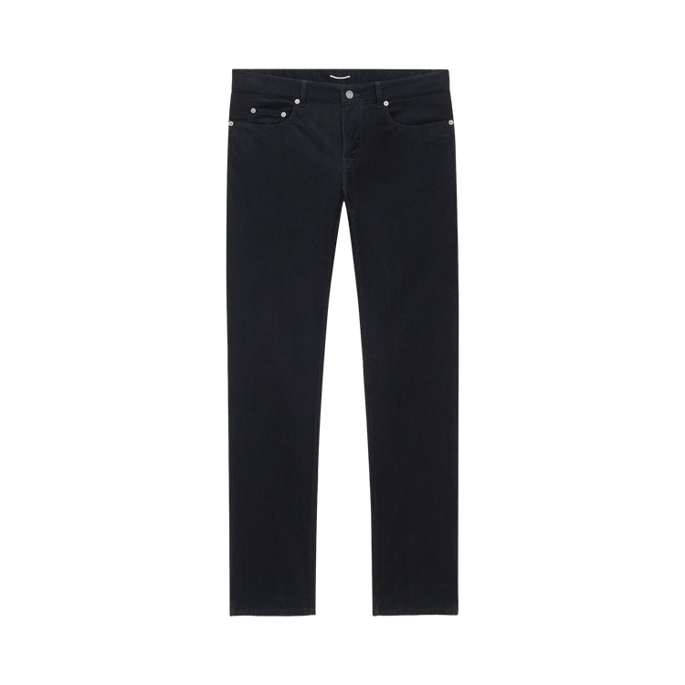 Saint Laurent Relaxed Slim Pants "Deep Faded Black"