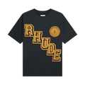 Rhude Collegiate Crest Tee "Vintage Black"