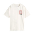 Rhude Chevron Logo Repeat Tee "Vintage White"