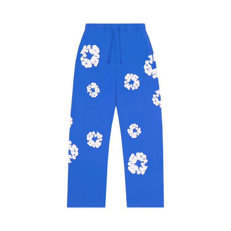 Denim Tears Cotton Wreath Baggy Sweatpants "Blue"