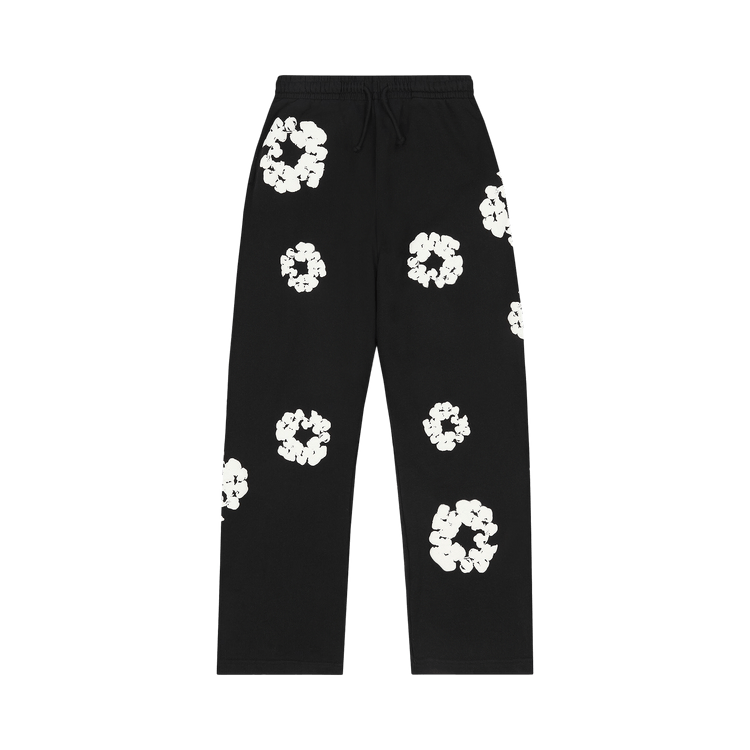 Denim Tears Cotton Wreath Baggy Sweatpants "Black"