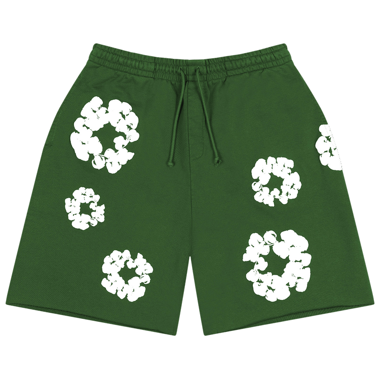 Denim Tears Cotton Wreath Sweatshorts "Green"