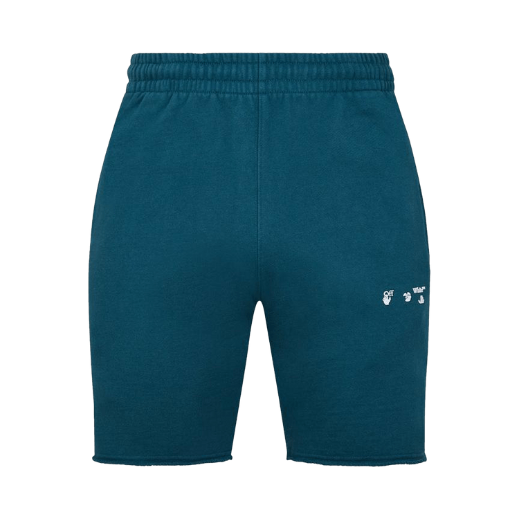 Off-White Logo Sweatshorts "Jade"
