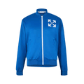 Off-White Single Arrow Slim Track Top "Peacock/White"