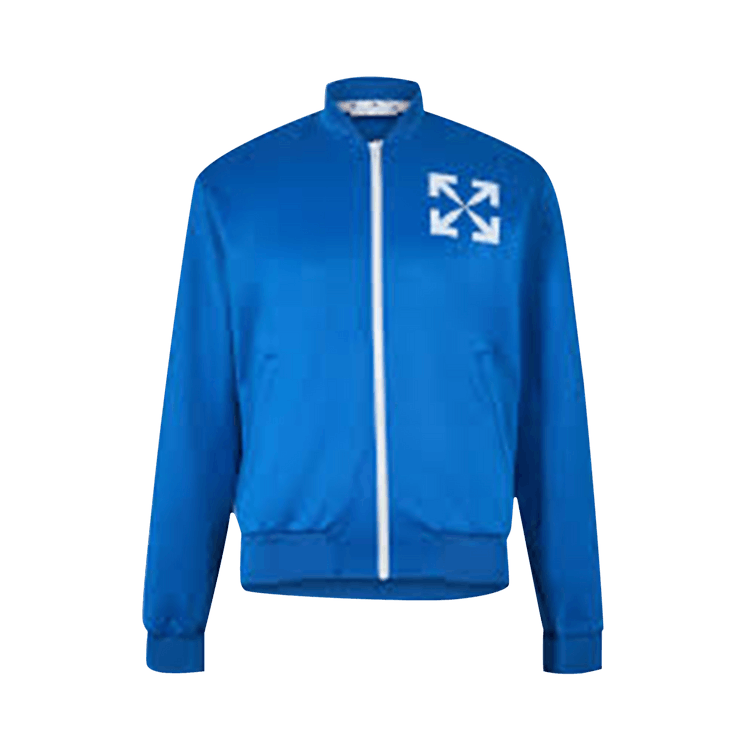 Off-White Single Arrow Slim Track Top "Peacock/White"