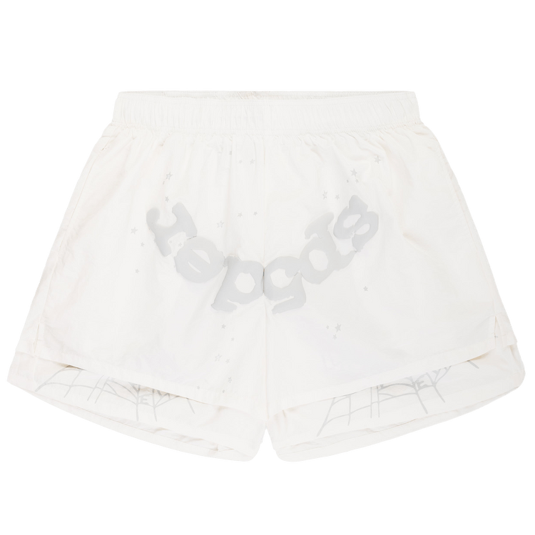 Sp5der OG Web Double Layer Short "White"