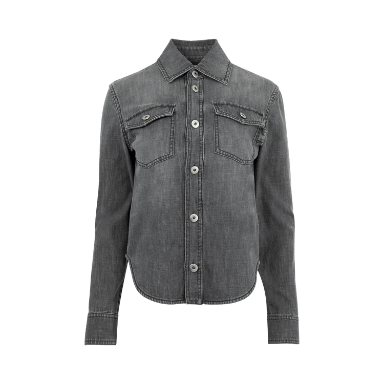 Bottega Veneta Washed Denim Shirt "Black"