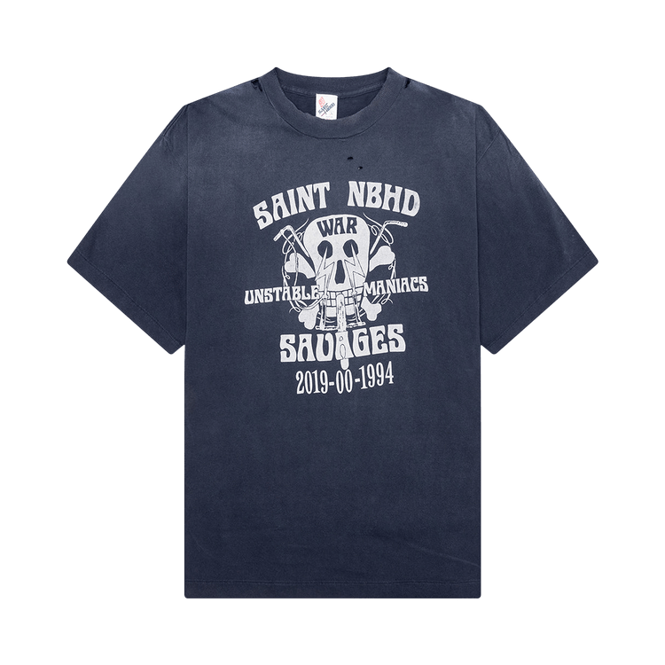 SAINT Mxxxxxx x Neighborhood Saint Tee "Navy"