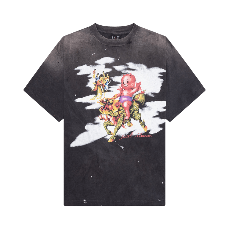 SAINT Mxxxxxx Damaged Tee "Black"