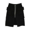 Rick Owens DRKSHDW Creatch Cargo Shorts "Black"