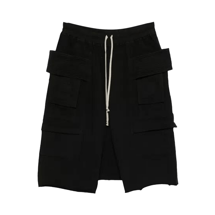Rick Owens DRKSHDW Creatch Cargo Shorts "Black"