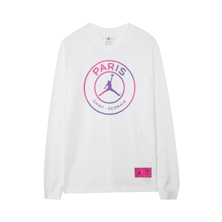 Air Jordan x Paris Saint-Germain Long-Sleeve Tee "White"