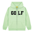 GOLF WANG College Cord Zip Up Hoodie "Mint"