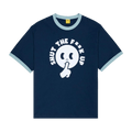 GOLF WANG STFU Ringer Tee "Navy"