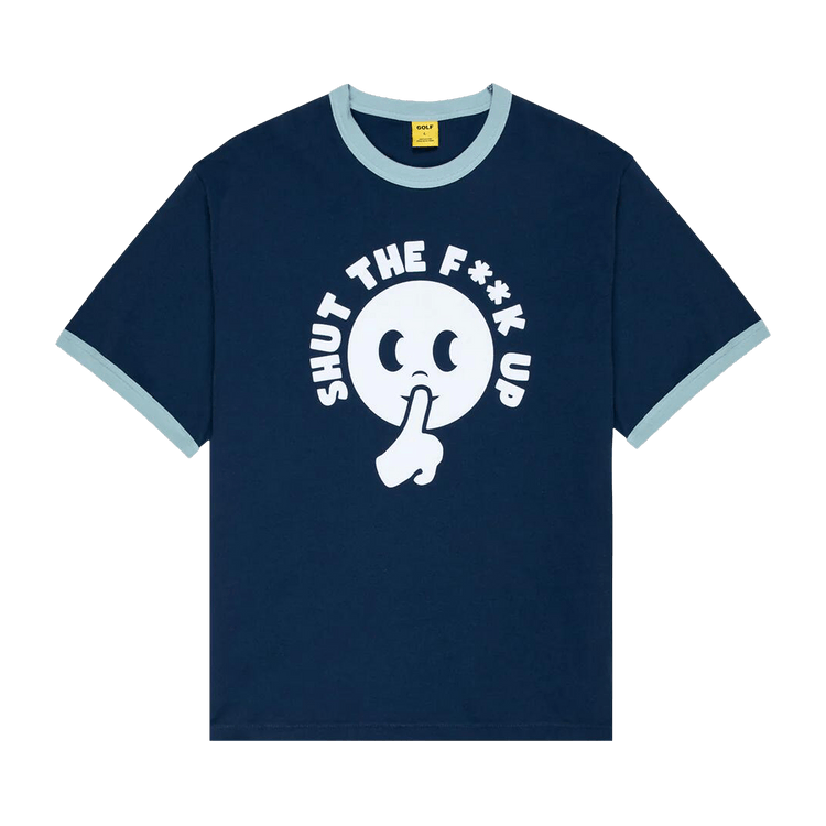 GOLF WANG STFU Ringer Tee "Navy"