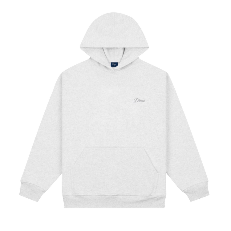 Dime Cursive Small Logo Hoodie "Ash"