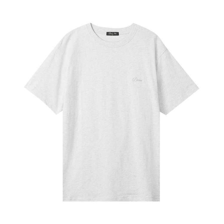 Dime Cursive Small Logo T-Shirt "Ash"