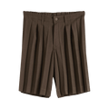 Homme Plissé Issey Miyake Edge Ensemble Shorts "Dark Brown"