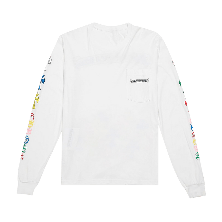 Chrome Hearts Multi Color Cross Long-Sleeve "White"