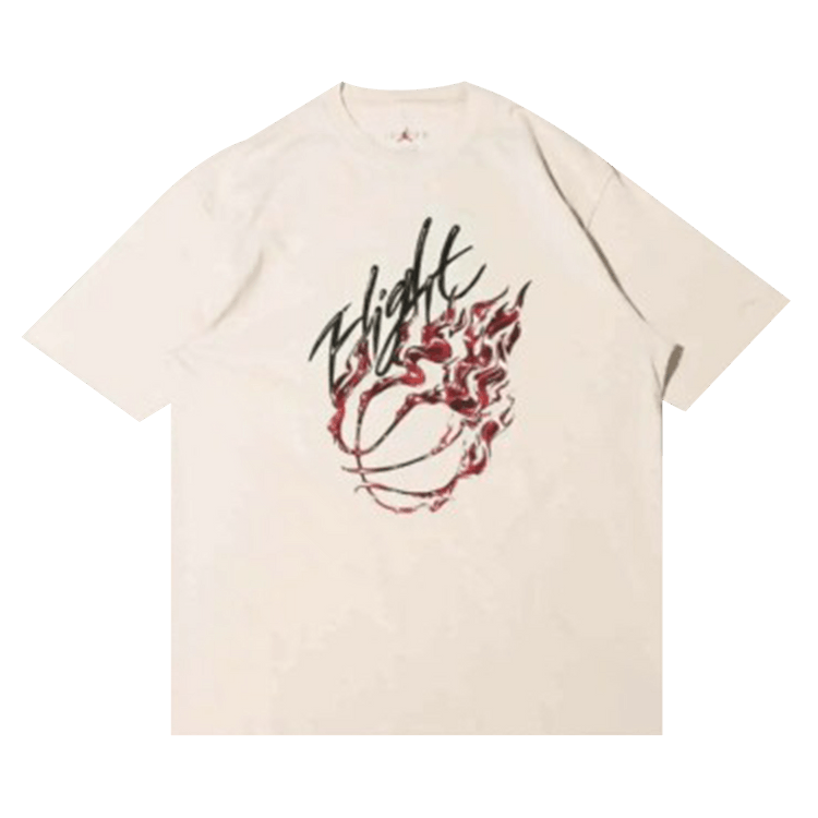 Air Jordan x Travis Scott Flight Graphic Tee "Cream"