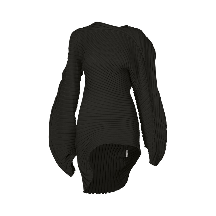 Issey Miyake Knit As It Is Top "Black"