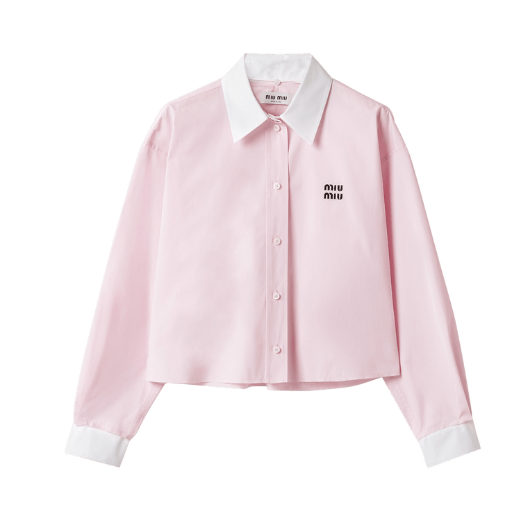 Miu Miu Poplin Shirt "Pink"