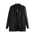 Rick Owens Virgin Wool Concordian Jacket "Black"
