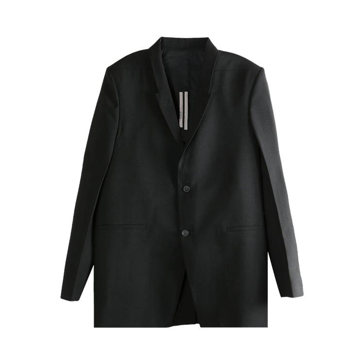 Rick Owens Virgin Wool Concordian Jacket "Black"