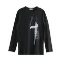 Yohji Yamamoto Pour Homme Basic Long-Sleeve T-Shirt "Black"