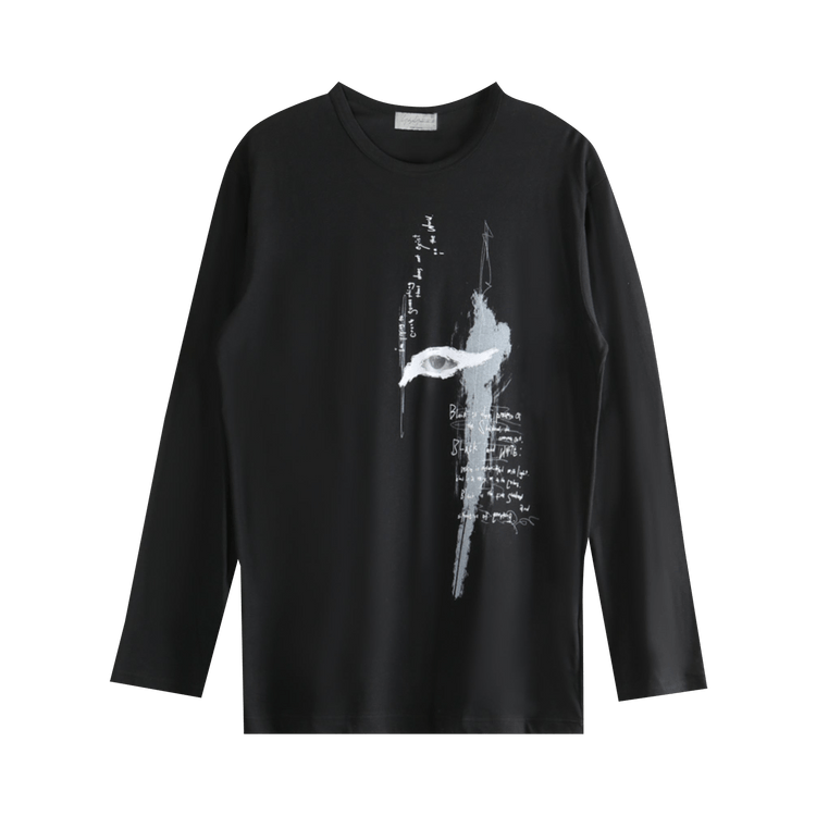 Yohji Yamamoto Pour Homme Basic Long-Sleeve T-Shirt "Black"