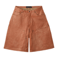 GV Gallery Mojave Leather Shorts "Orange"