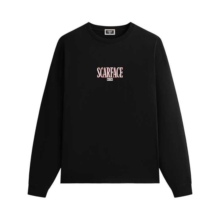 Kith For Scarface Tony Montana Long Sleeve Tee "Black"