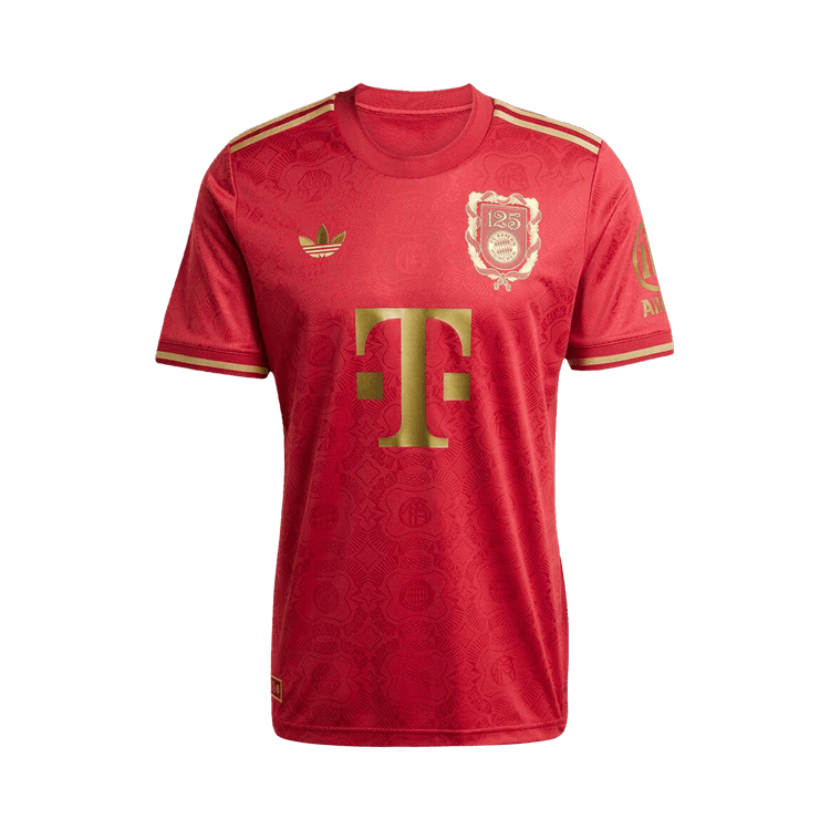 adidas FC Bayern 125th Anniversary Jersey "Active Maroon/Dark Football Gold"