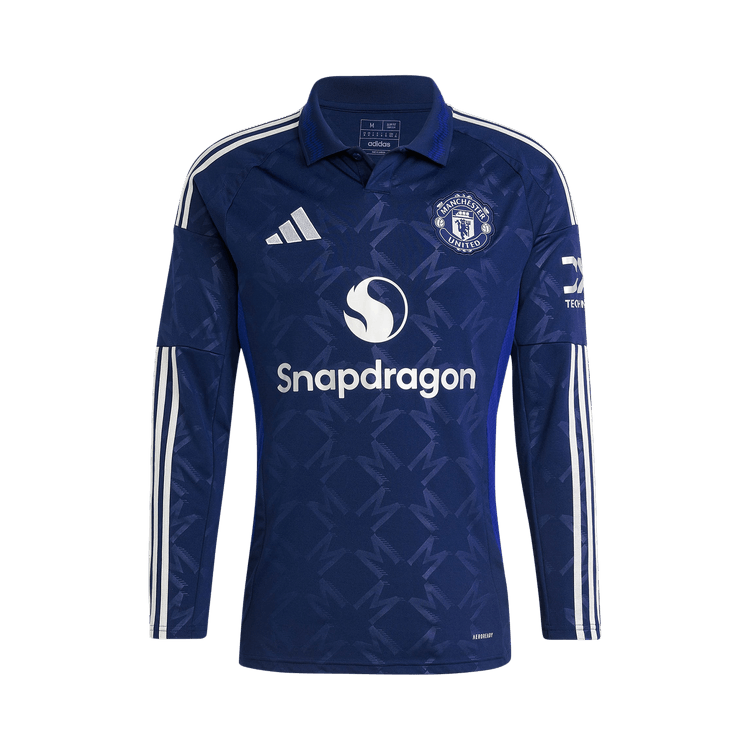 adidas Manchester United 24/25 Long Sleeve Away Jersey "Night Indigo"