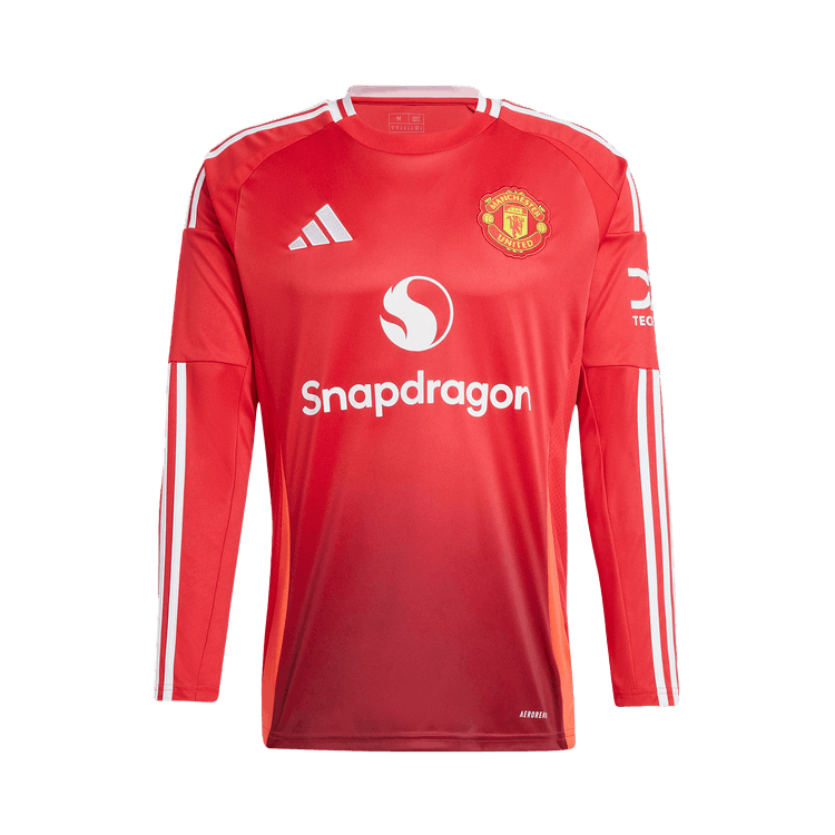 adidas Manchester United 24/25 Long Sleeve Home Jersey "Mufc Red"