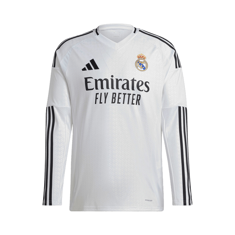 adidas Real Madrid 24/25 Long Sleeve Home Jersey "White"