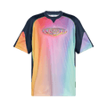 Casablanca Short-Sleeve Football Top "Pink"