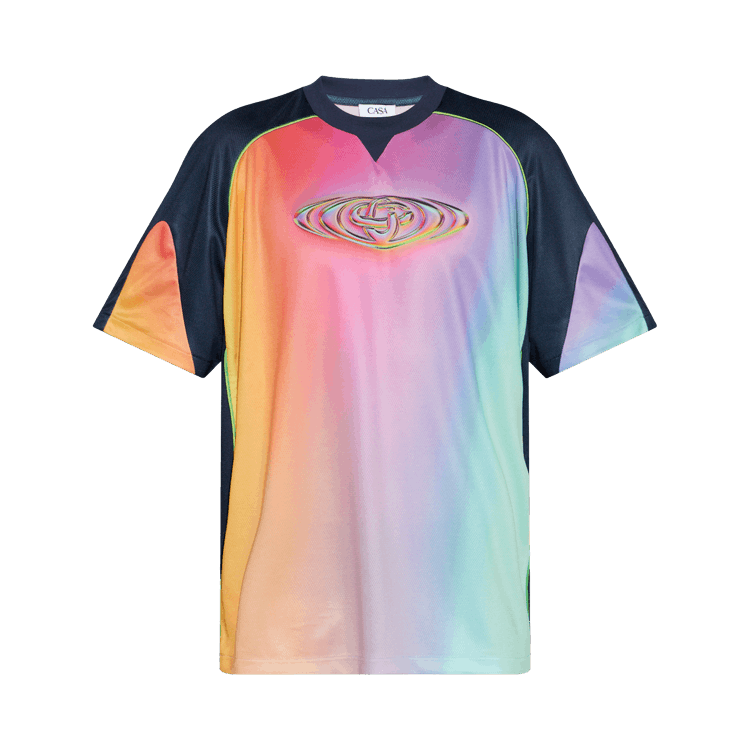 Casablanca Short-Sleeve Football Top "Pink"
