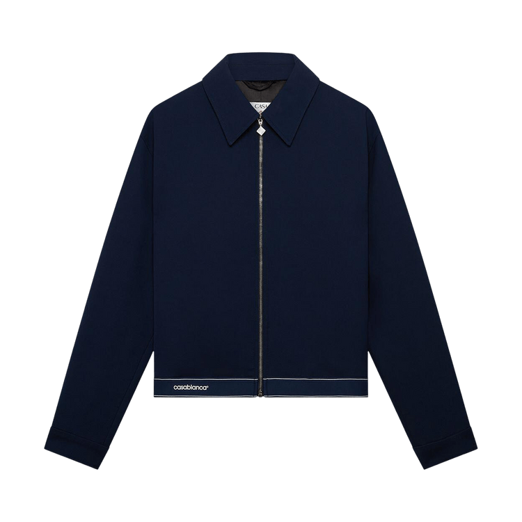 Casablanca Wool Sports Jacket "Blue"