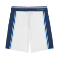 Casablanca Mesh Stripe Shorts "White"