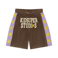 KidSuper Velour Stars Shorts "Brown"