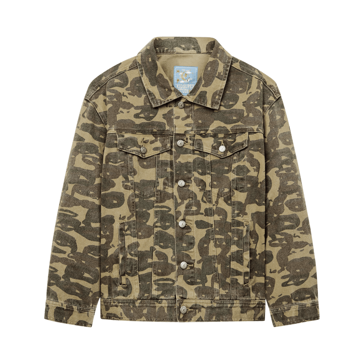 KidSuper Face Camo Jacket "Dark Green"