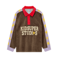 KidSuper Velour Stars Rugby "Brown"