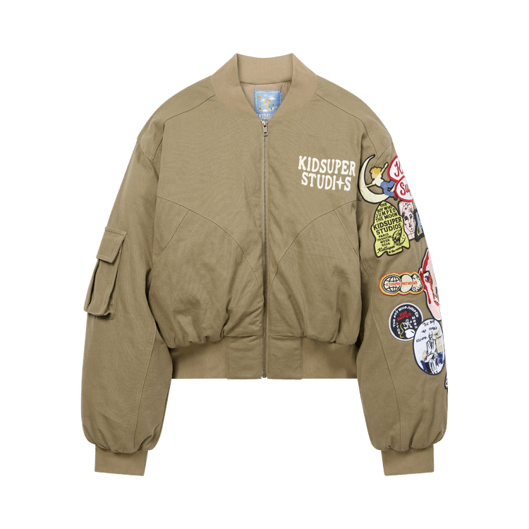KidSuper Patches Bomber Jacket "Green"