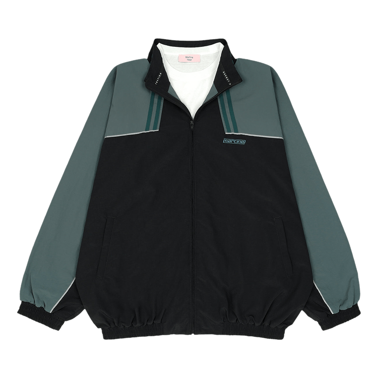 Martine Rose T-Lining Track Jacket "Black/Teal"